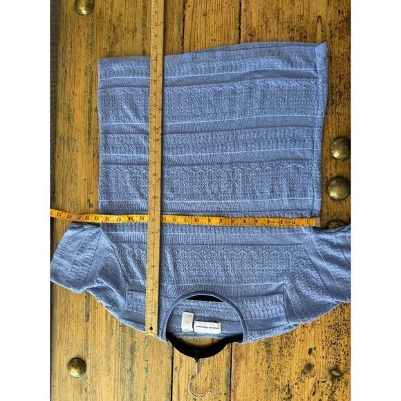 Alfred Dunner Women's Blue Short Sleeve Blouse, short sleeve blouse, blue blouse - Picture 4 of 6